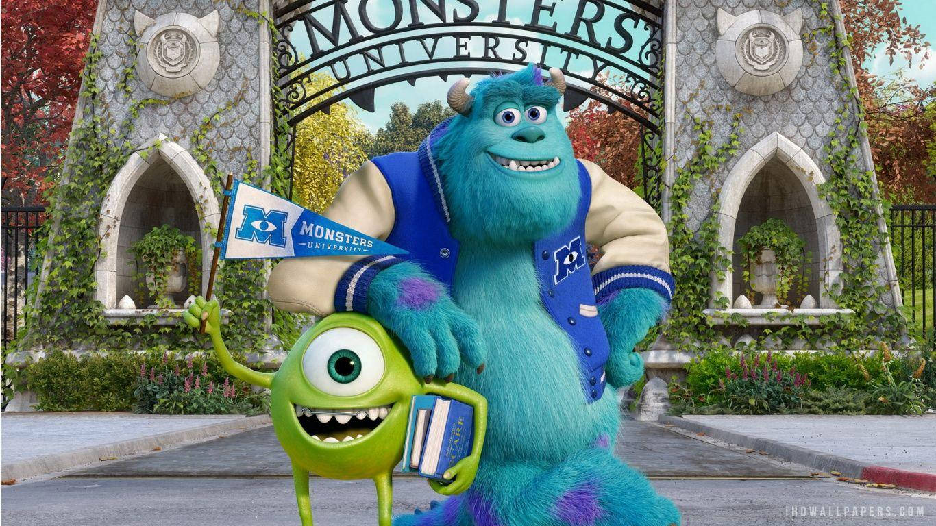 Sulley & Mike Monsters University Wallpaper