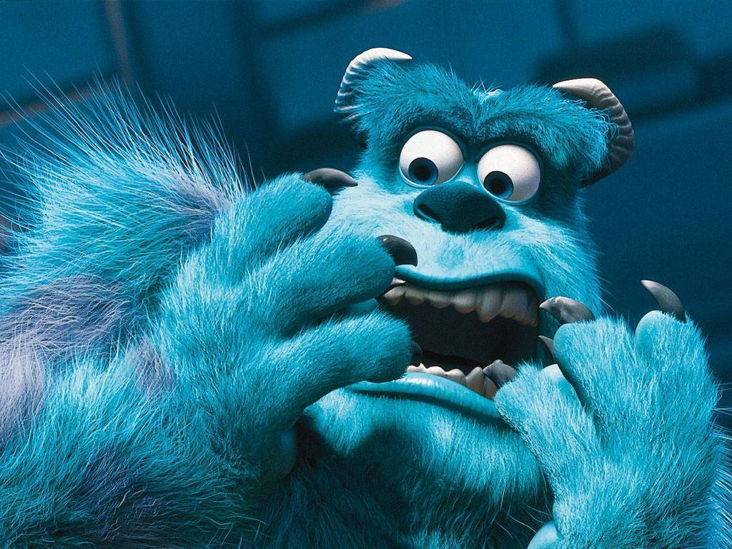 Sulley Of Monsters Inc Shocked Cute Computer Wallpaper