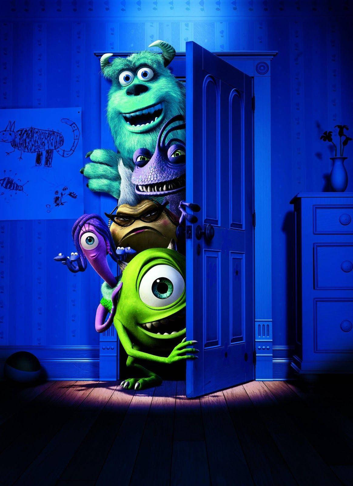Sulley With Monsters, Inc. Wallpaper