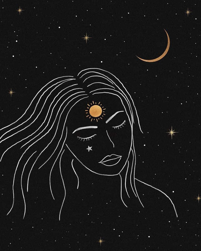 Sun And Moon - A Harmonious Dance Wallpaper
