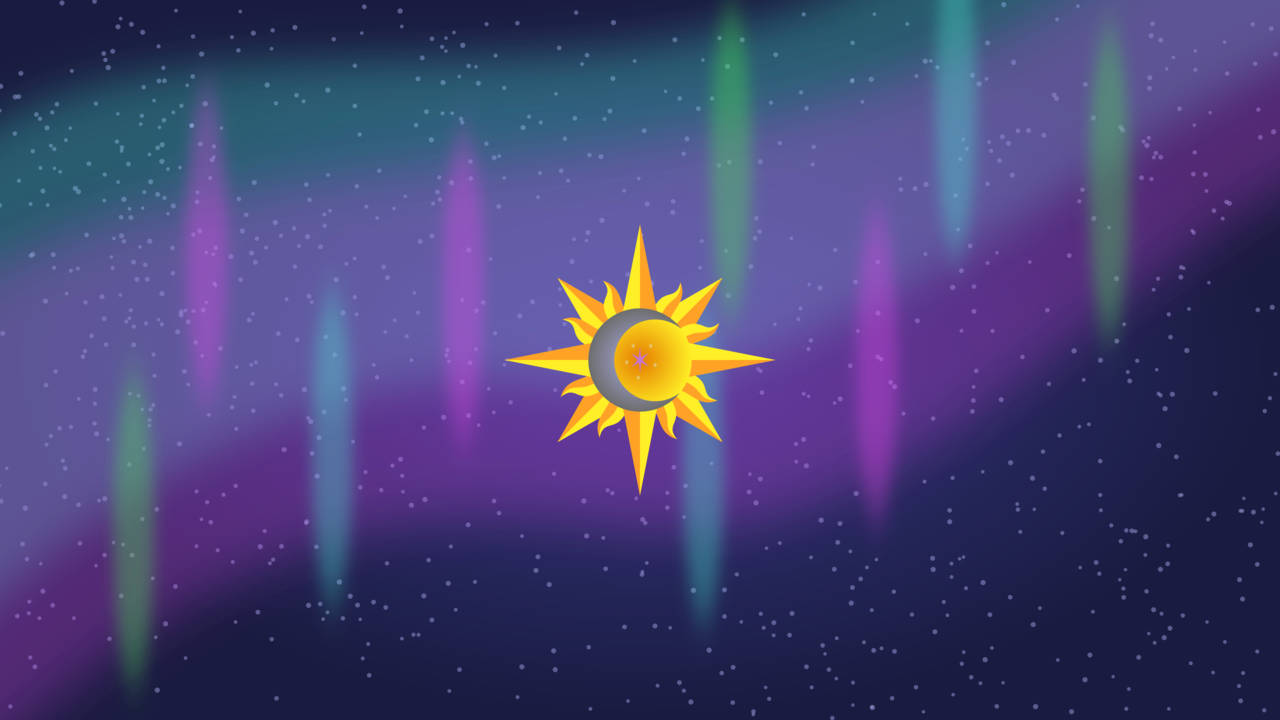 Sun And Moon Emblem Wallpaper