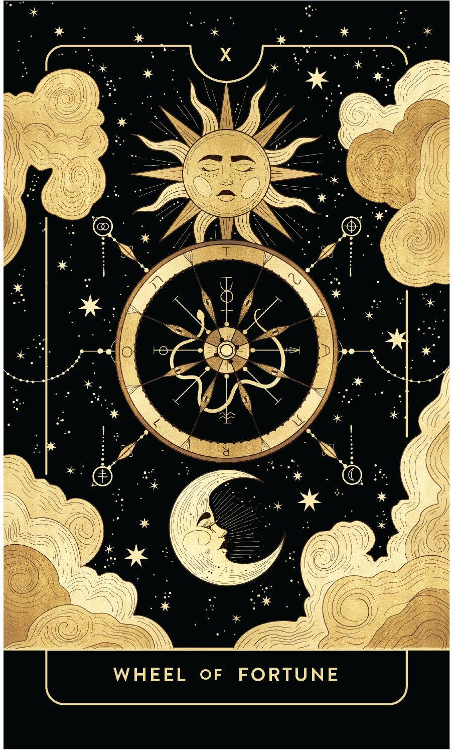 Sun And Moon Tarot Card Wallpaper