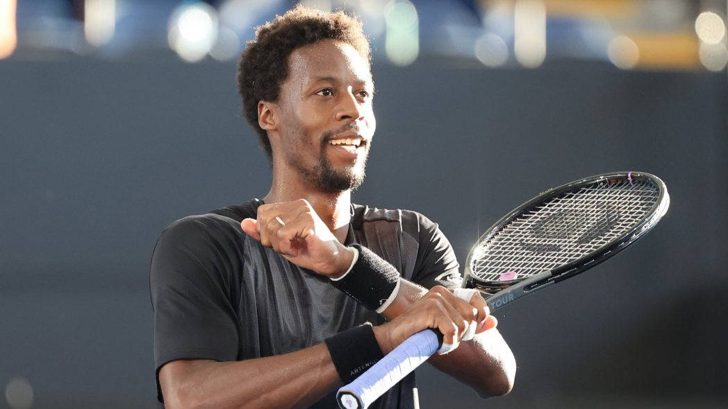 Sun Shining On Gael Monfils Wallpaper