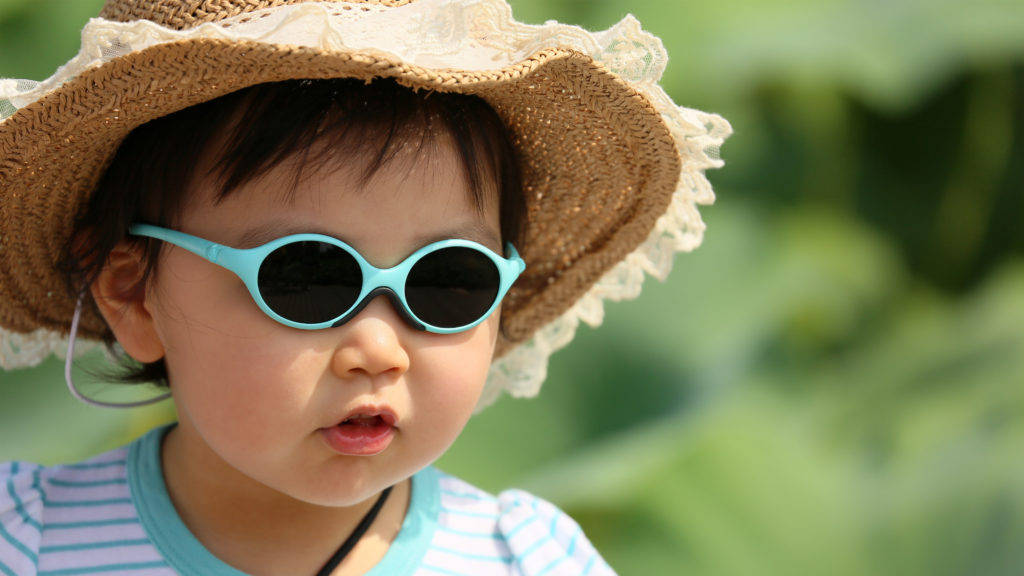 Sunglasses And Baby Hd Shot Wallpaper