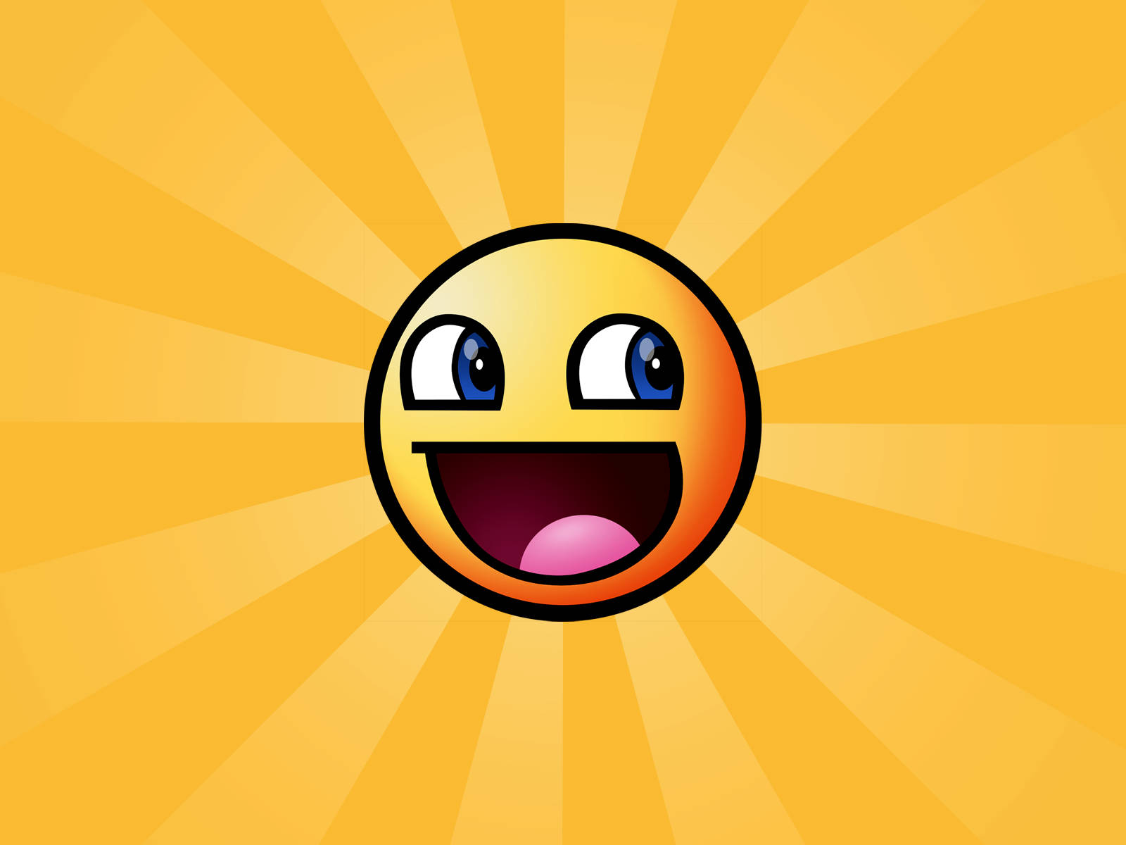 Sunny Smiley Face Wallpaper