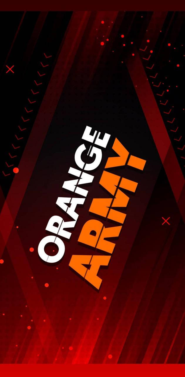 Sunrisers Hyderabad Orange Army Catchphrase Wallpaper