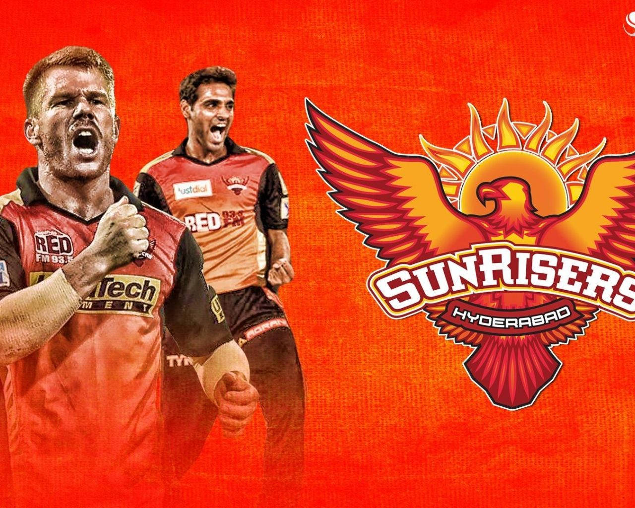 Sunrisers Hyderabad Stars David And Khaleel Wallpaper