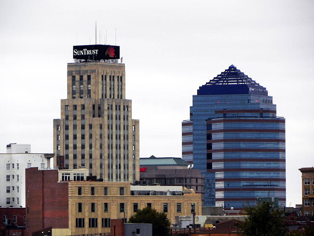 Suntrust Building In Durham North Carolina Wallpaper