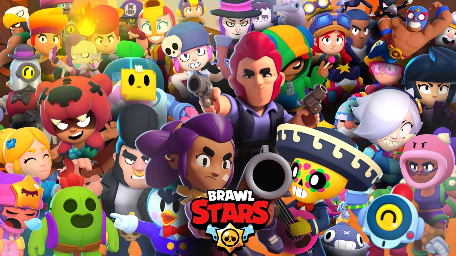 Download free Superb Character Ensemble Brawl Stars 4k Wallpaper -  MrWallpaper.com