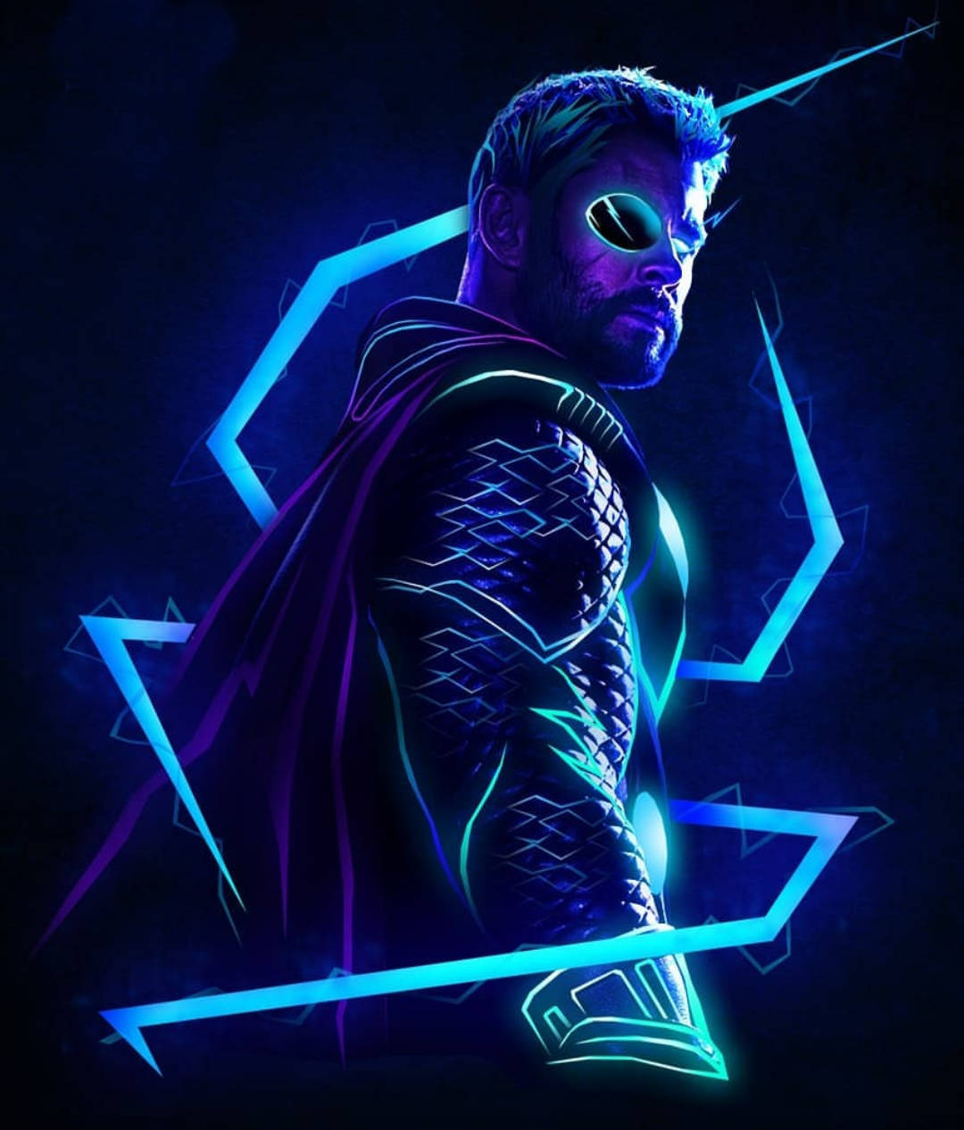 Superhero Thor Stormbreaker Fanart Wallpaper
