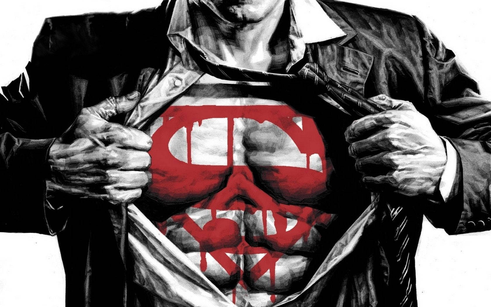 Superman Is A Symbol Of Strength And Courage Wallpaper