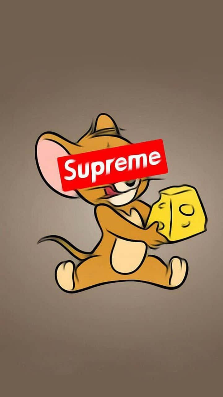 Supreme Cartoon Jerry Mouse Wallpaper