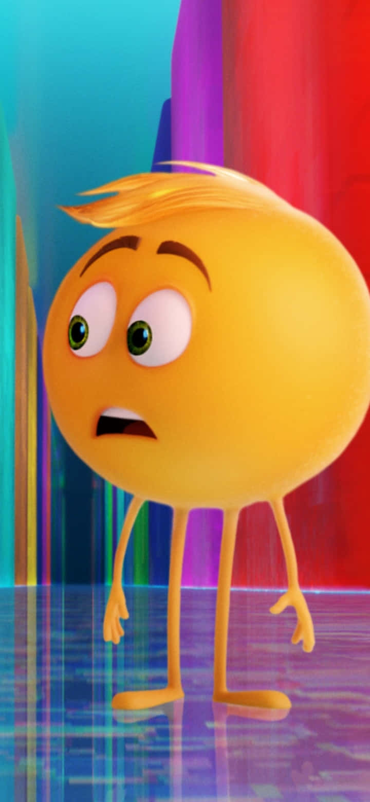 Surprised Gene Meh In The Emoji Movie Wallpaper