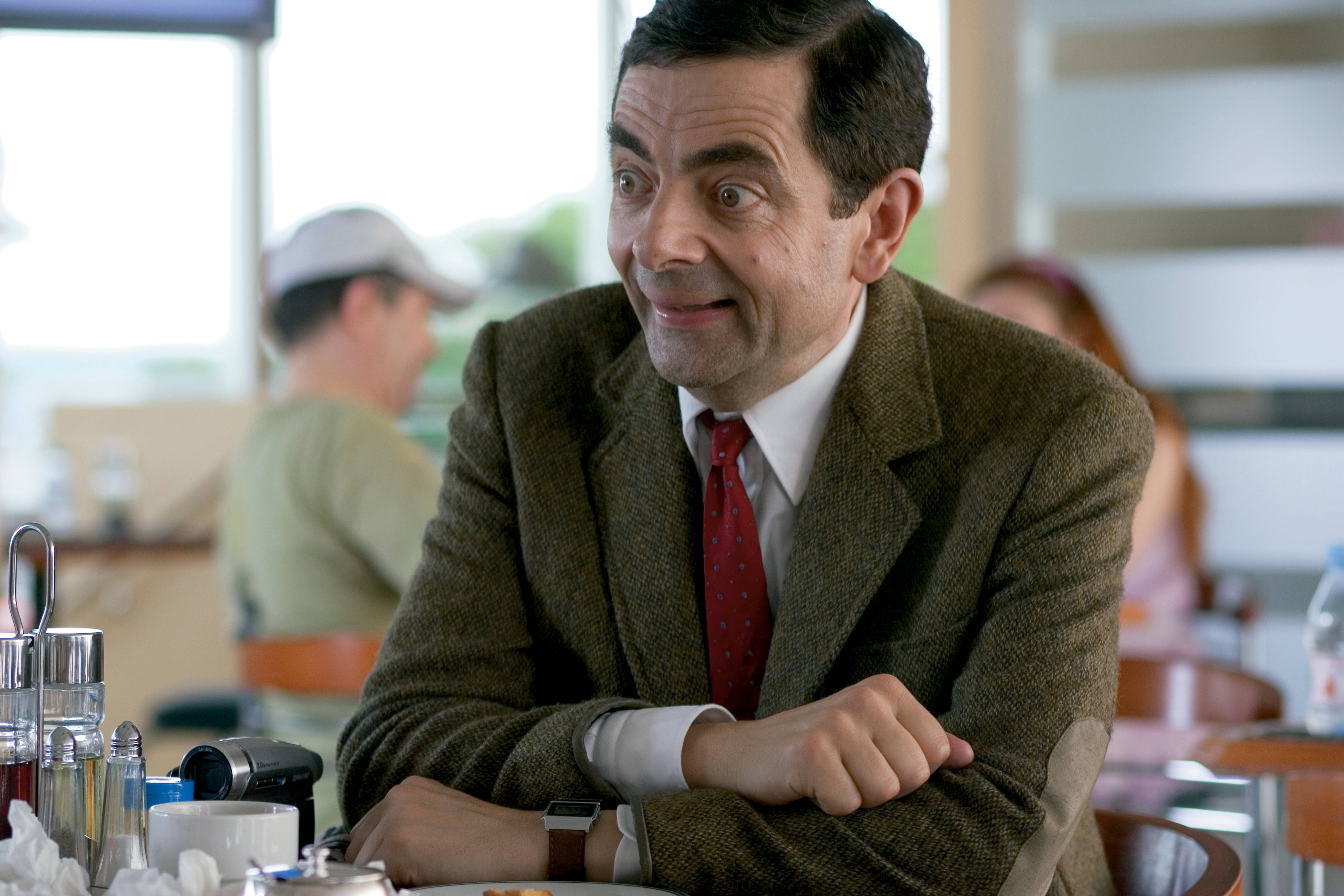 Surprised Mr Bean 4k Wallpaper