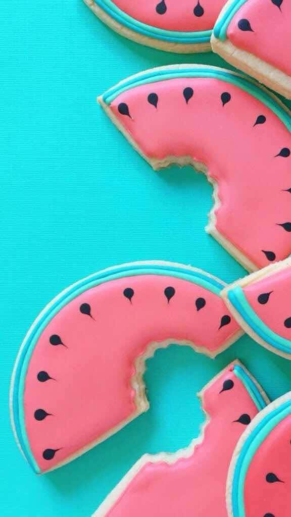 Sweet And Stylish – Enjoy The Freshness Of Summer With This Watermelon-themed Iphone. Wallpaper