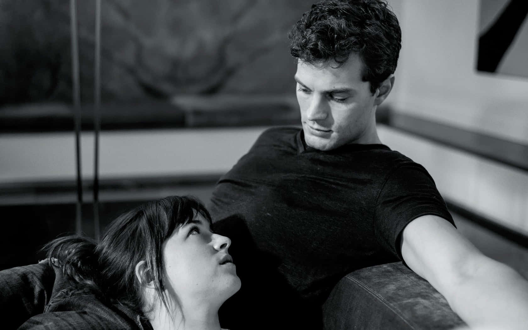 Sweet Couple From Fifty Shades Of Grey Wallpaper