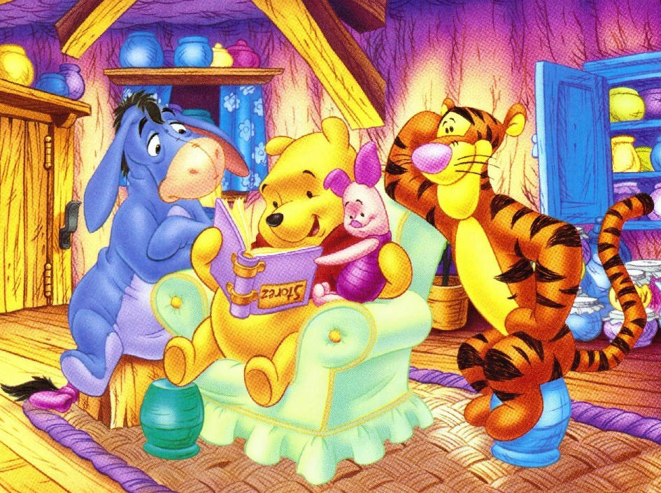Sweet Winnie The Pooh Iphone Theme Wallpaper