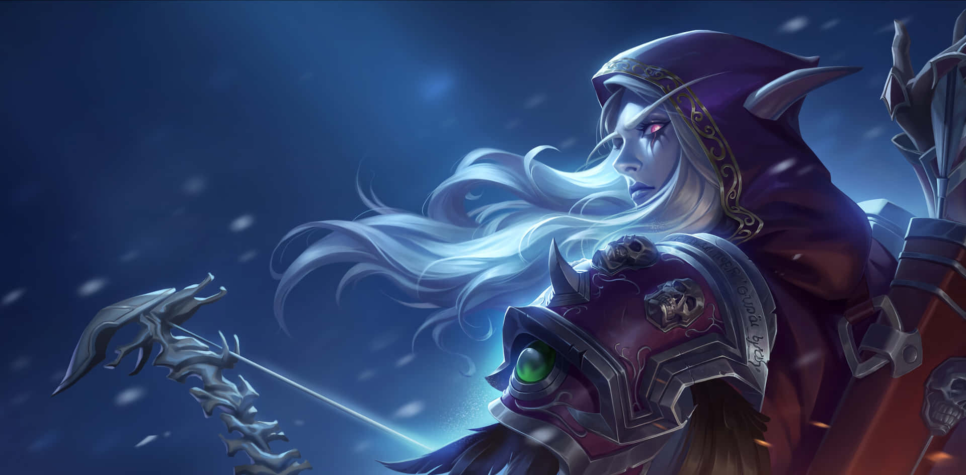 Sylvanas Windrunner Side Profile Wallpaper