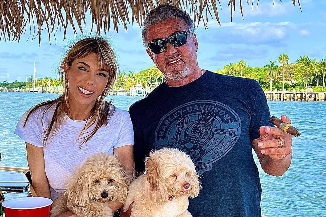 Sylvester Stallone Dogs Vacation Wallpaper