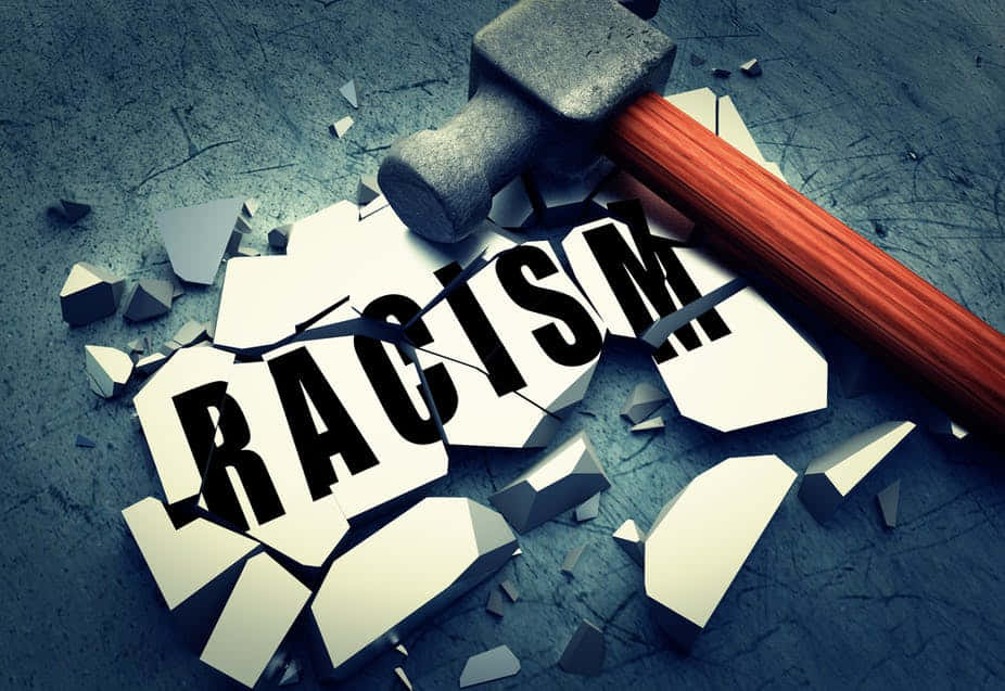 Symbolic Destruction Of Racism Wallpaper