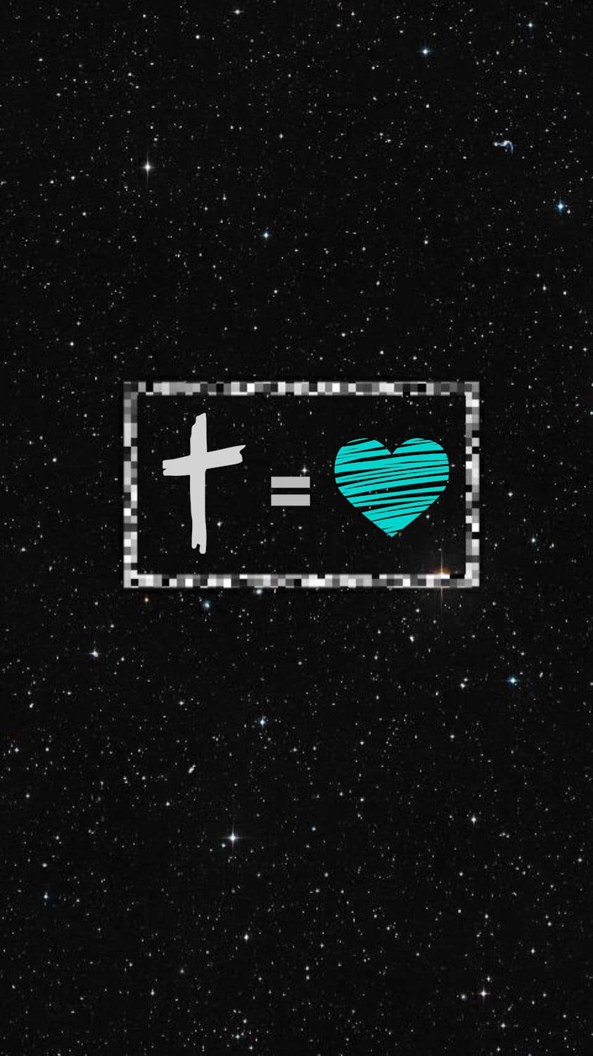 Symbols I Love Jesus Iphone Wallpaper
