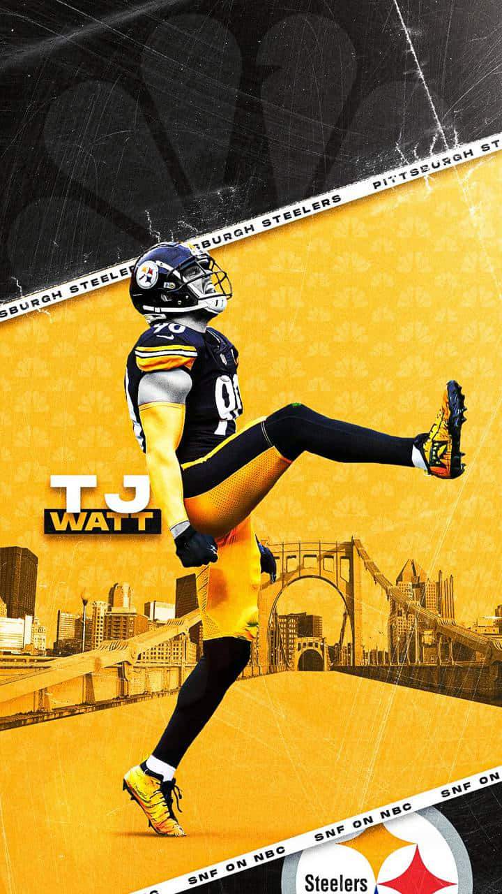 T.j. Watt Yellow Aesthetic Wallpaper