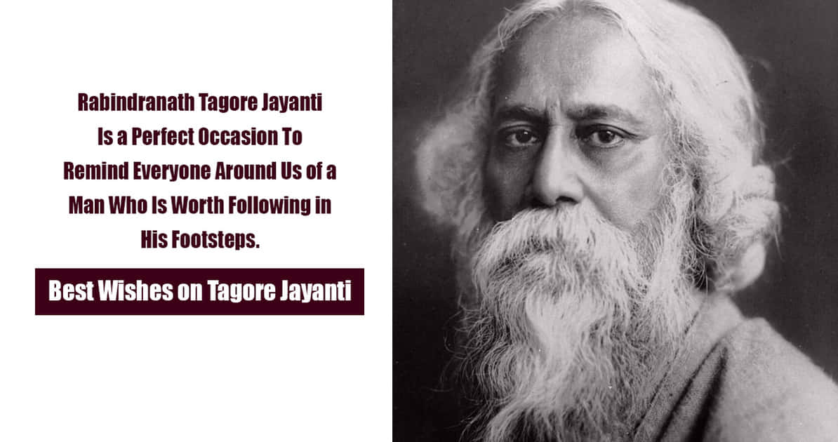 Tagore_ Jayanti_ Celebration_ Wishes Wallpaper