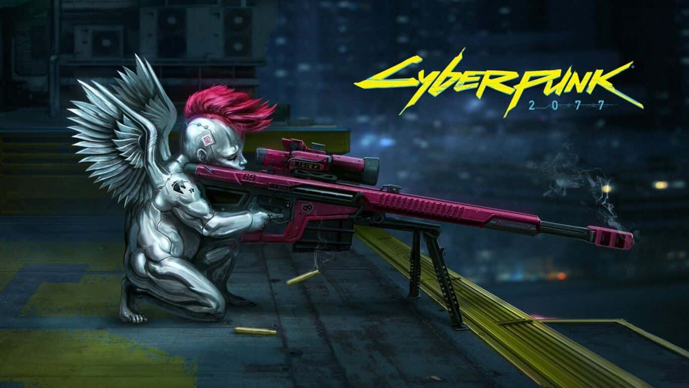 Take A Dive Into The Neon Dystopian Future Of Cyberpunk 2077 Wallpaper