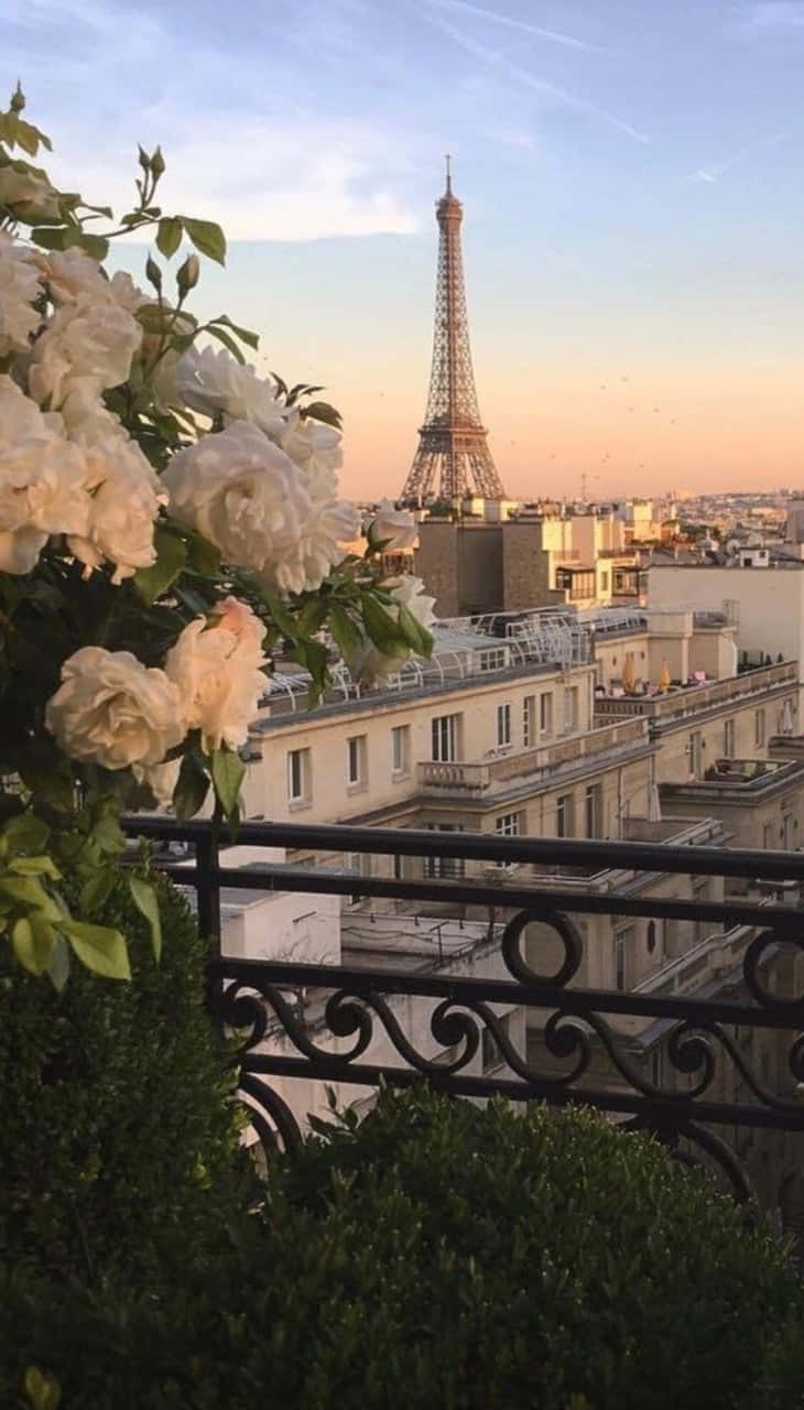 Take A Scenic Stroll Through The Parisian Cityscape. Wallpaper