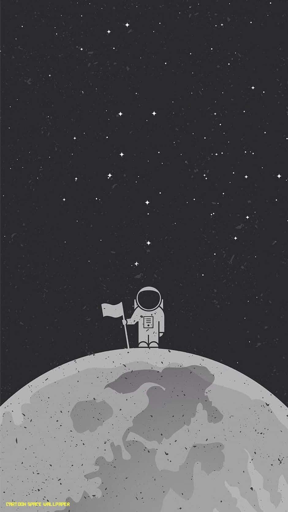 Take A Tour Through The Intergalactic Cartoonscape Wallpaper