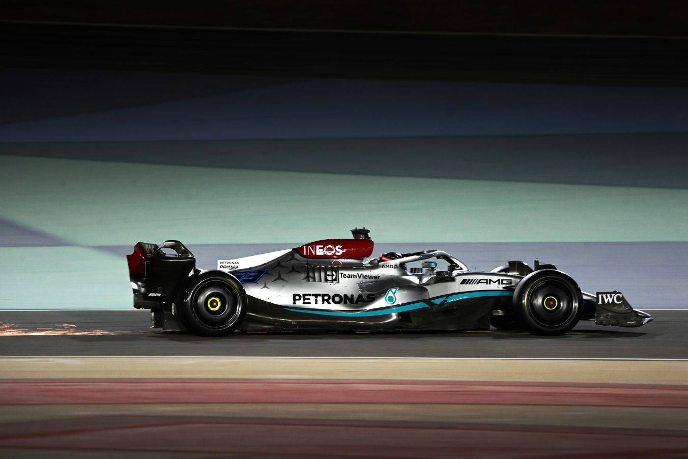 Take Control Of The Track With The Mercedes F1 Iphone Wallpaper