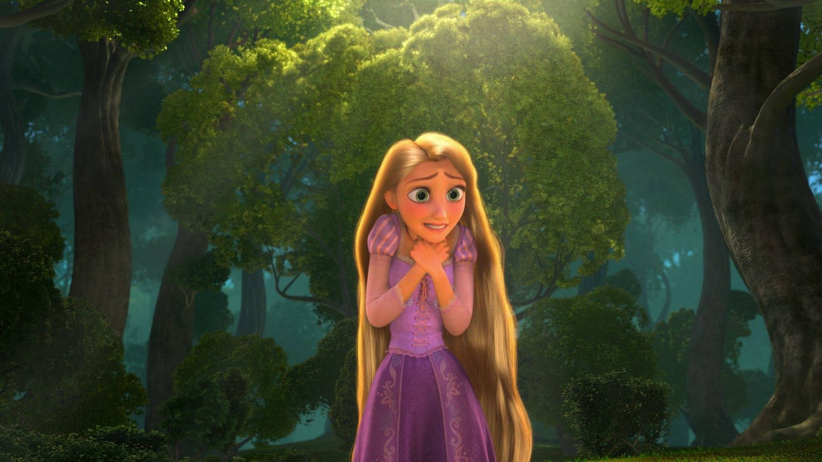 Tangled Rapunzel In The Forest Wallpaper