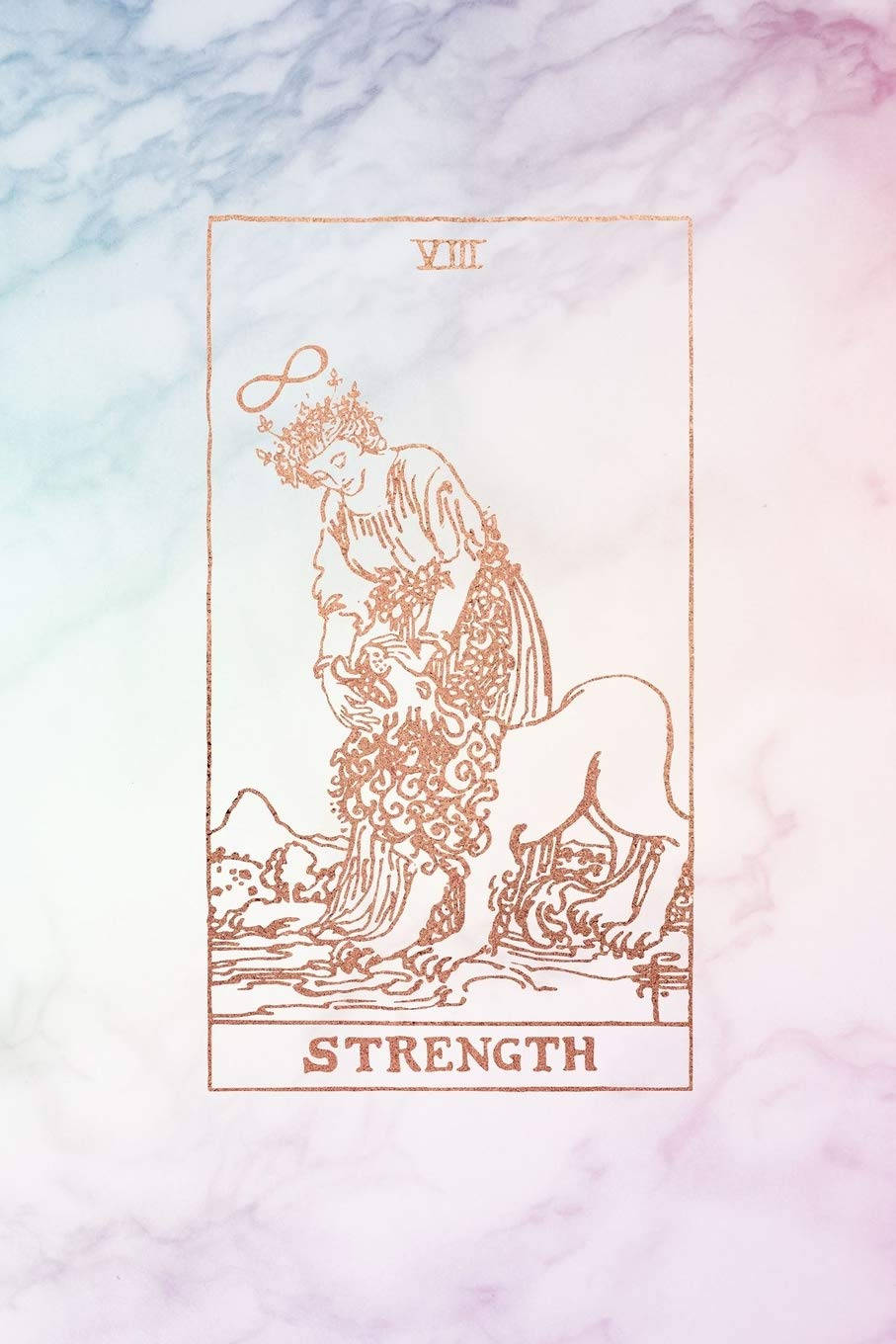 Tarot Card Strength Wallpaper