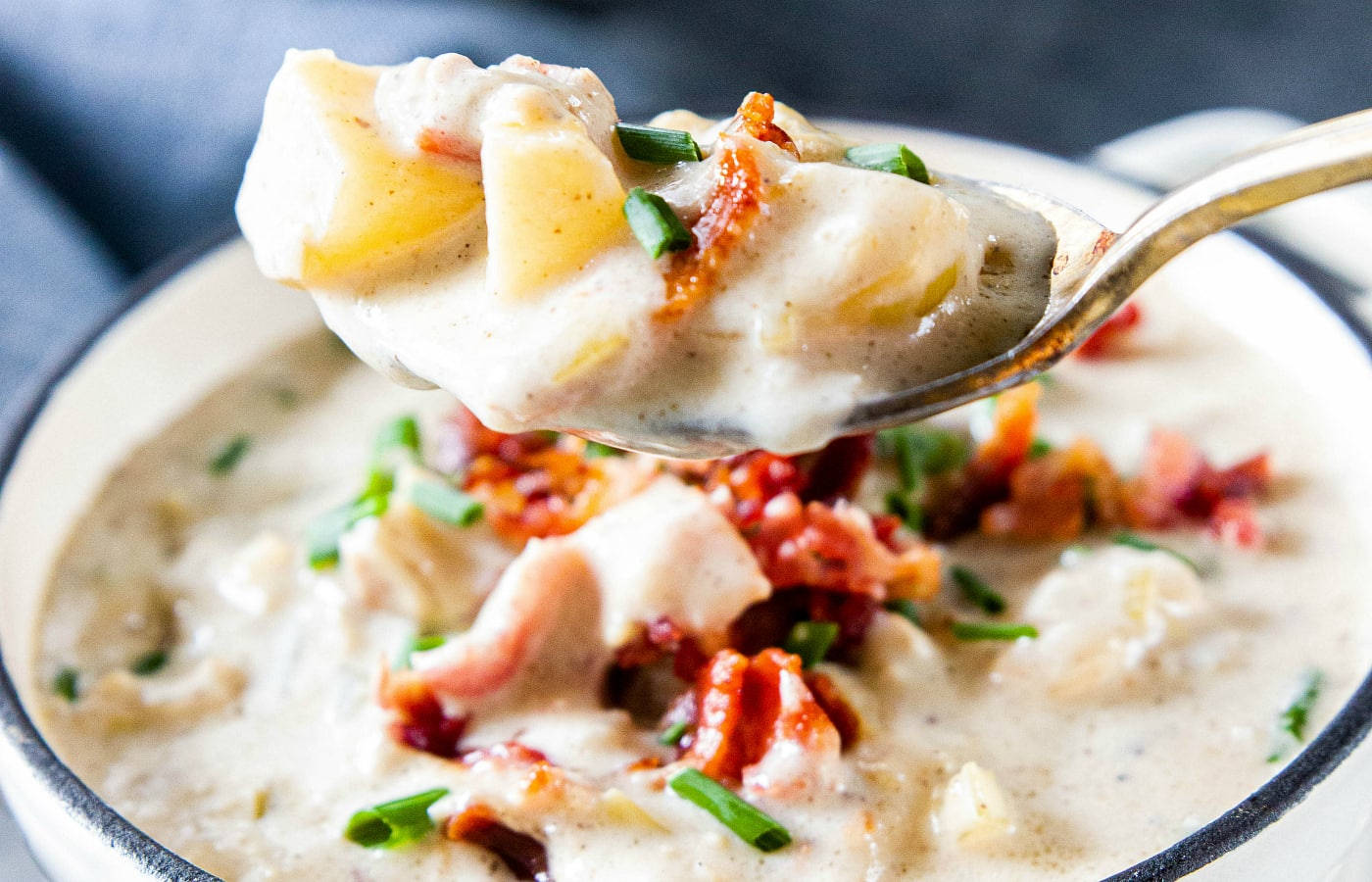 Taste Of Tradition - New England Clam Chowder. Wallpaper