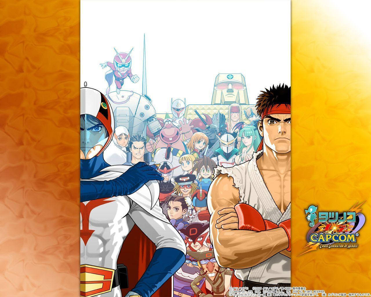 Tatsunoko Vs. Capcom Characters Wallpaper
