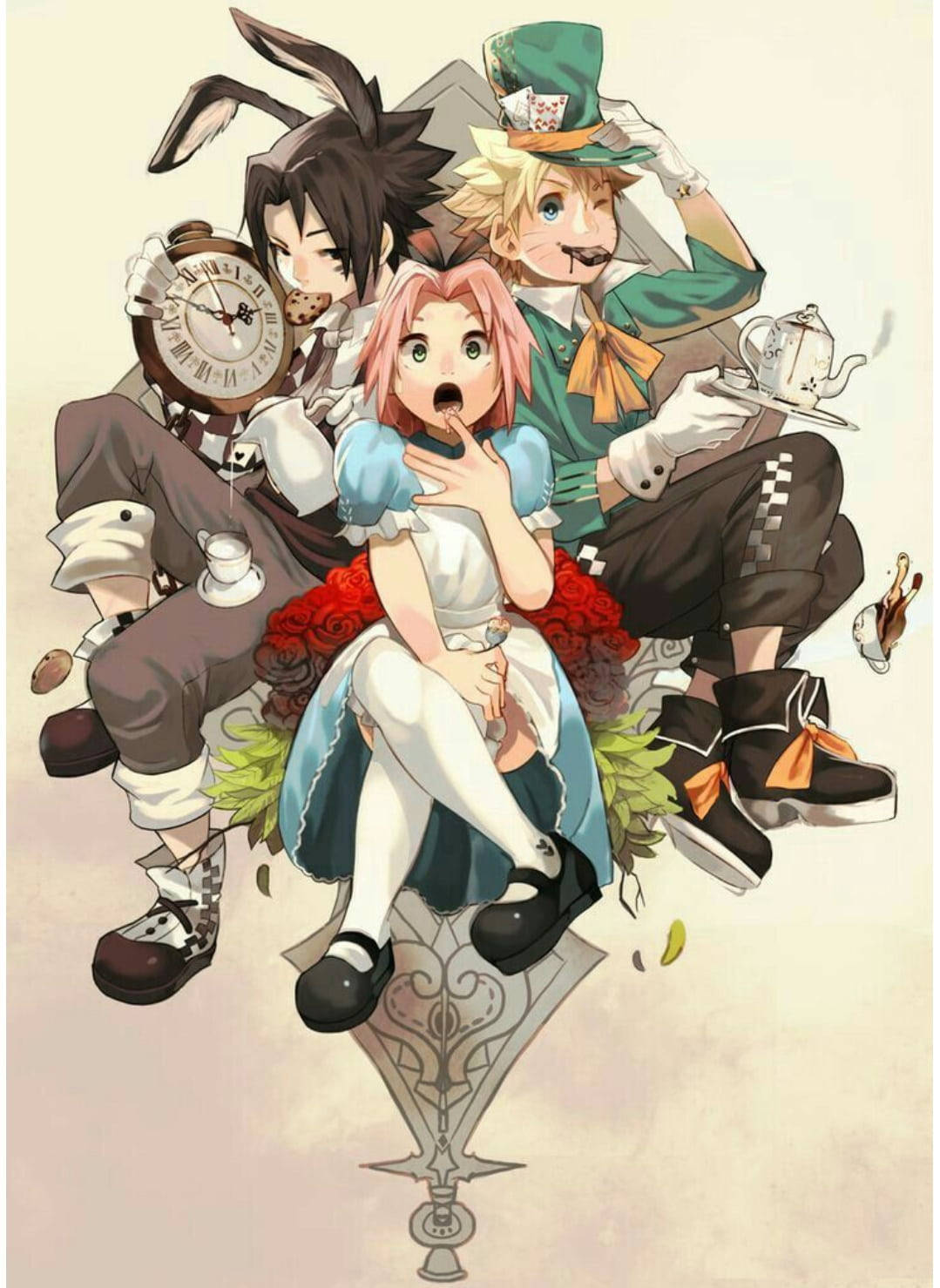 Team 7 Naruto Alice Iphone Wallpaper