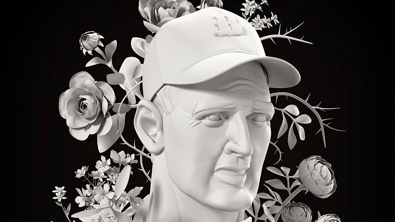 Ted Williams Digital Sculpture Wallpaper