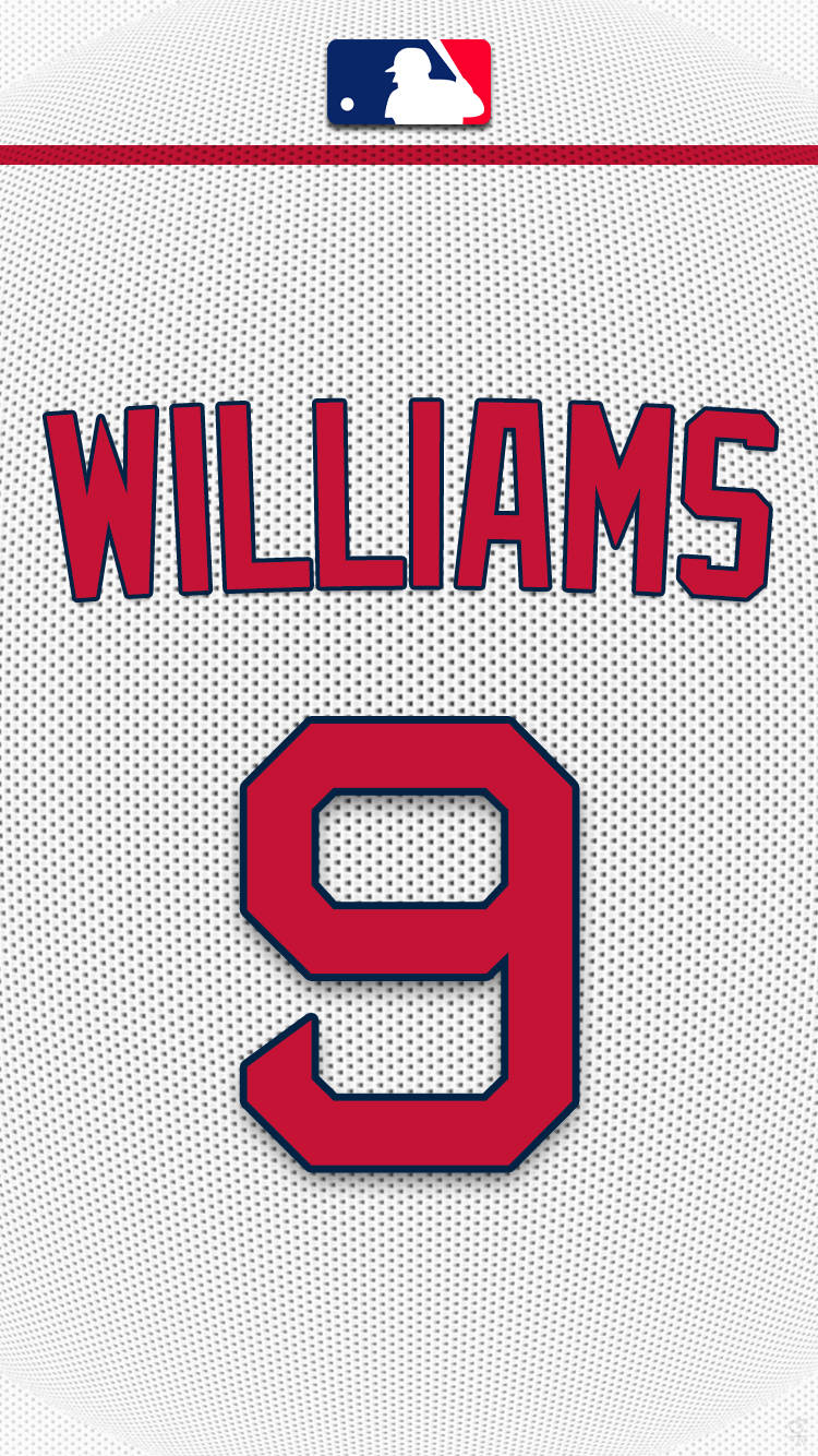 Ted Williams Official Jersey Wallpaper