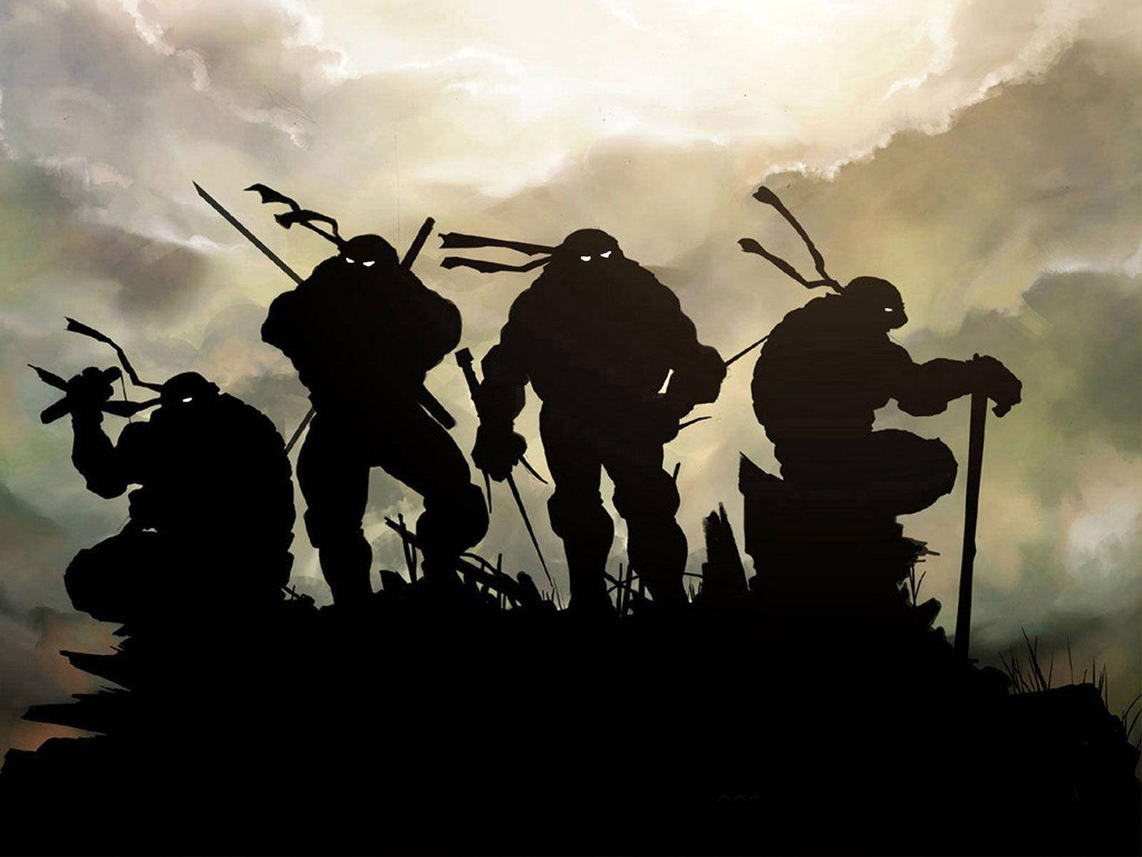 Teenage Mutant Ninja Turtles Silhouettes Wallpaper