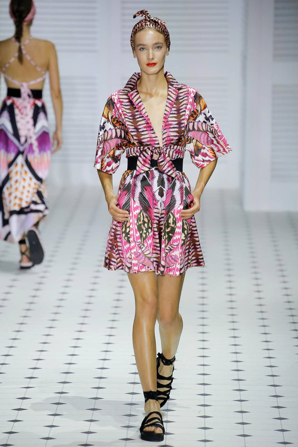 Temperley London Short Pink Dress Wallpaper