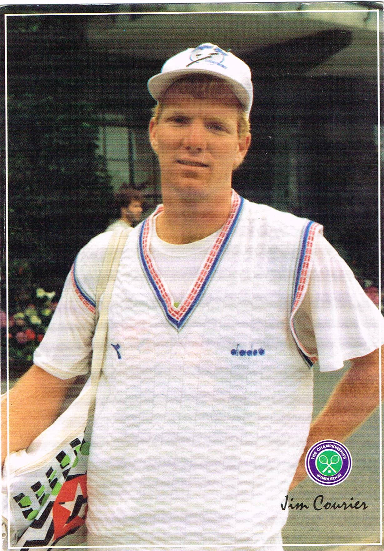 Tennis Player Legend Jim Courier Wallpaper