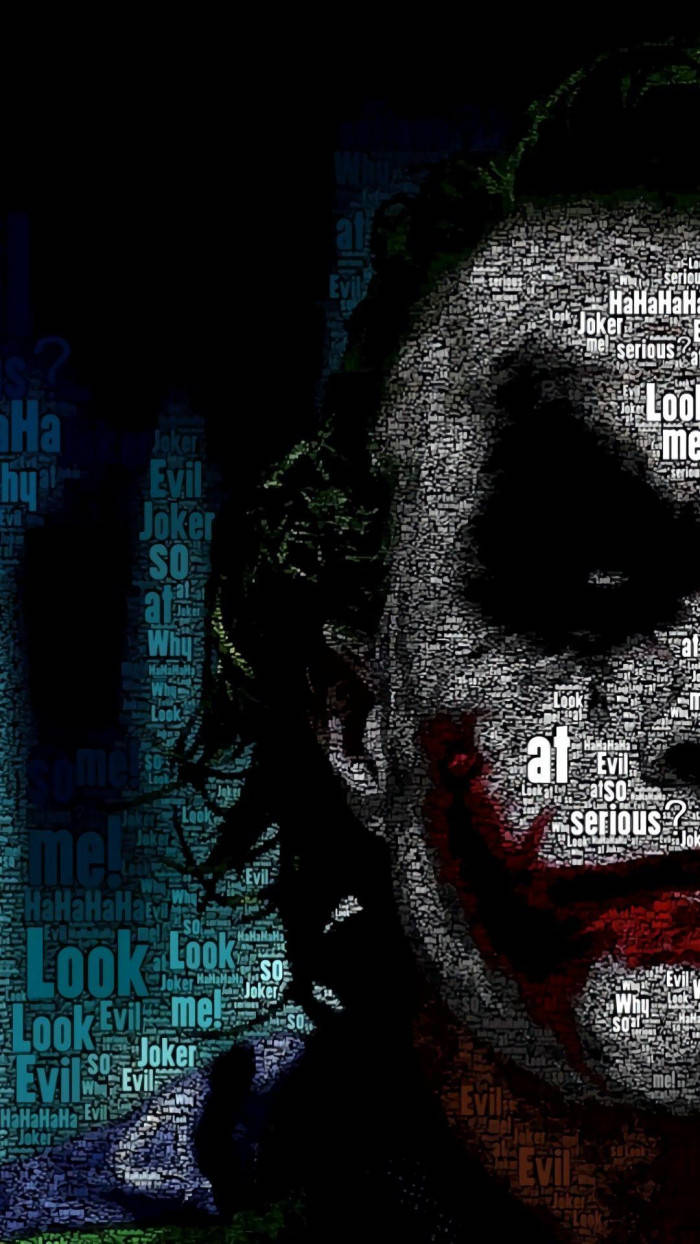 Text And Quotes Sad Joker Wallpaper