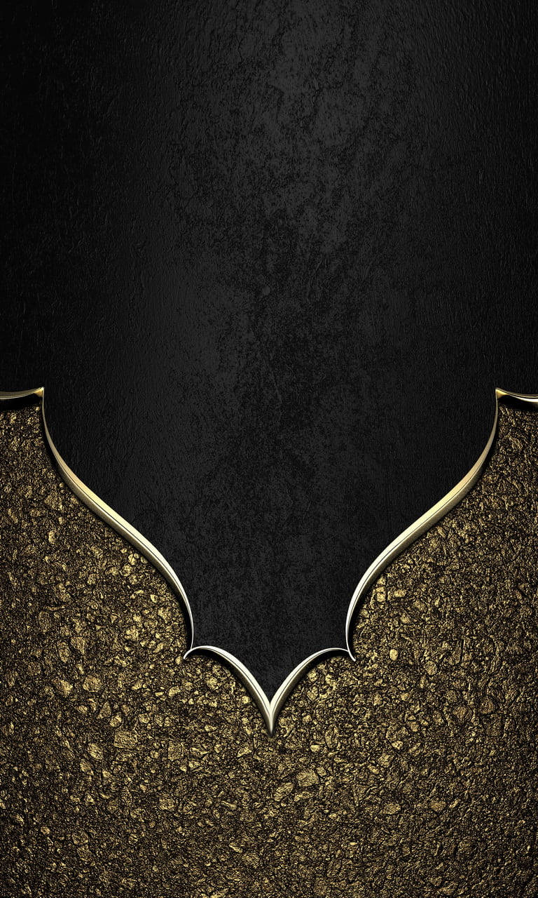 Textured Black And Gold Iphone Wallpaper