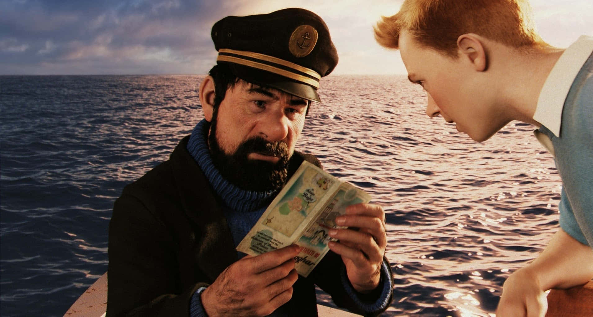 The Adventures Of Tintin Captain Haddock Wallpaper