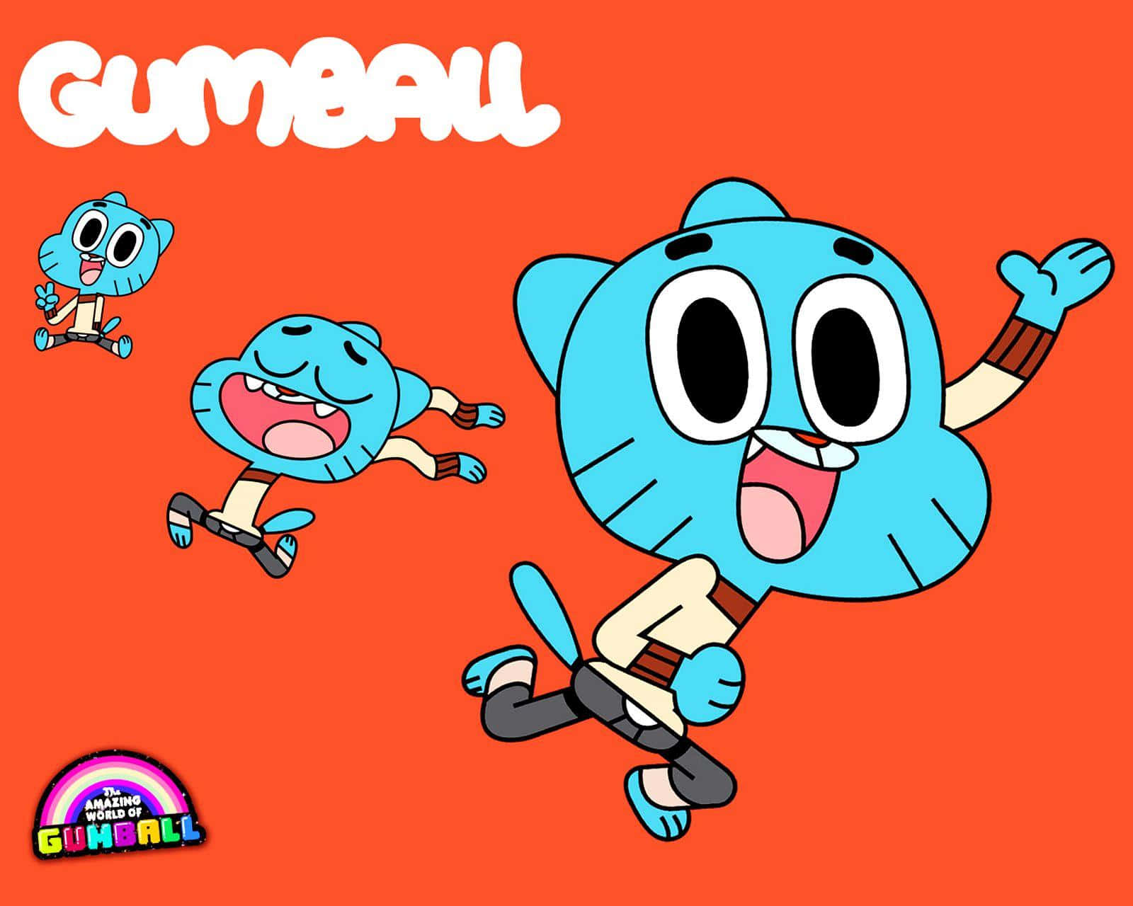 Download free The Amazing World Of Gumball Characters On A Colorful  Background Wallpaper - MrWallpaper.com