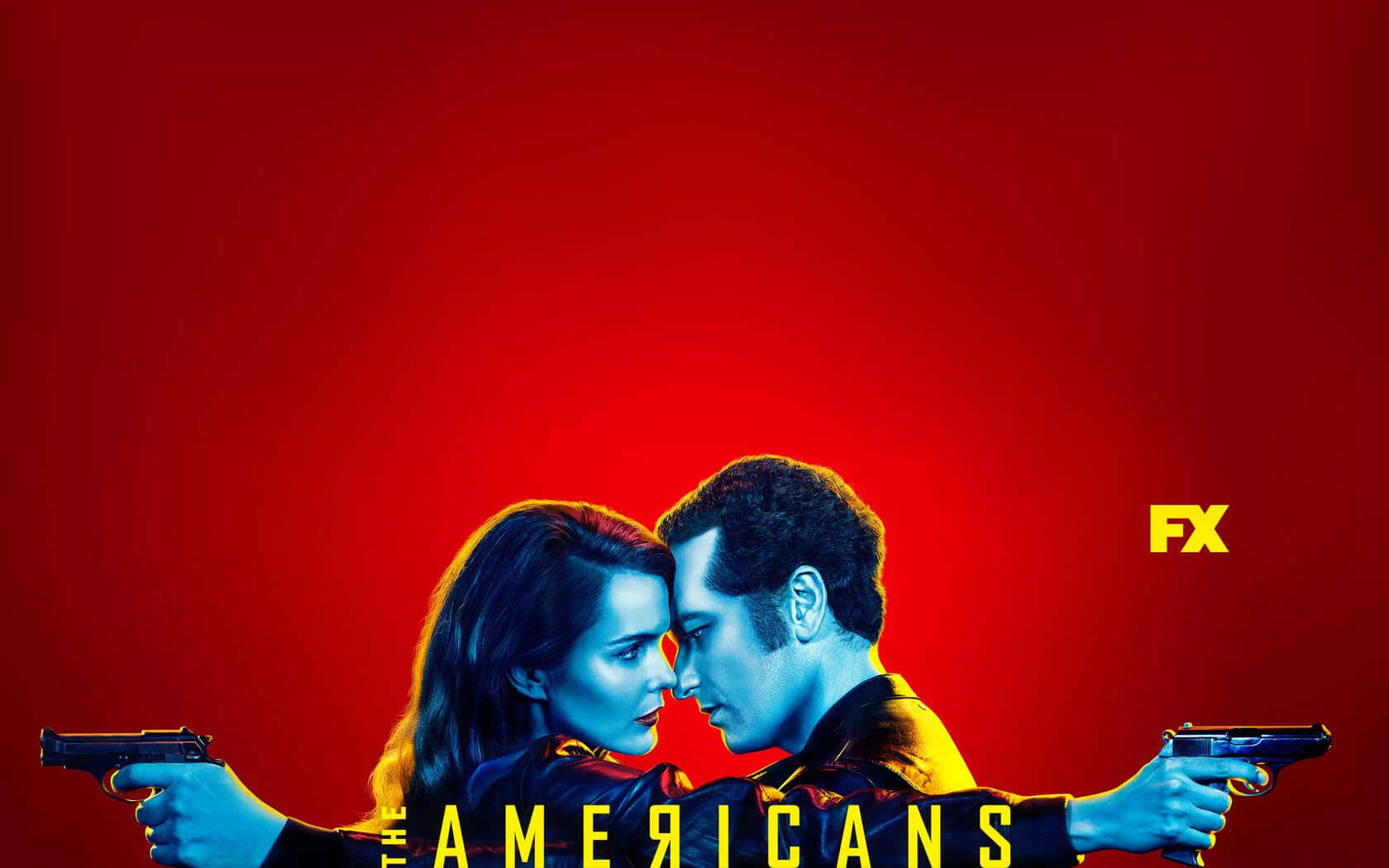 The Americans T V Show Promo Art Wallpaper