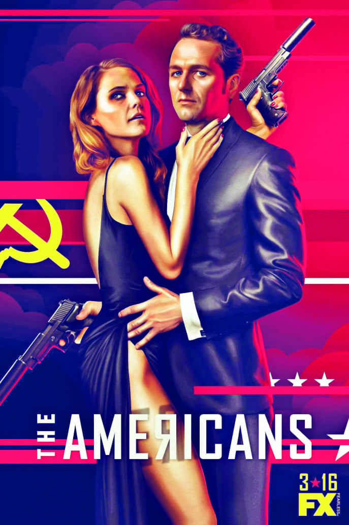 The Americans T V Show Promo Art Wallpaper