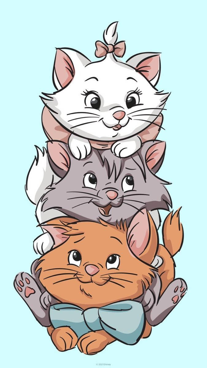 The Aristocats Kitten Tower Wallpaper