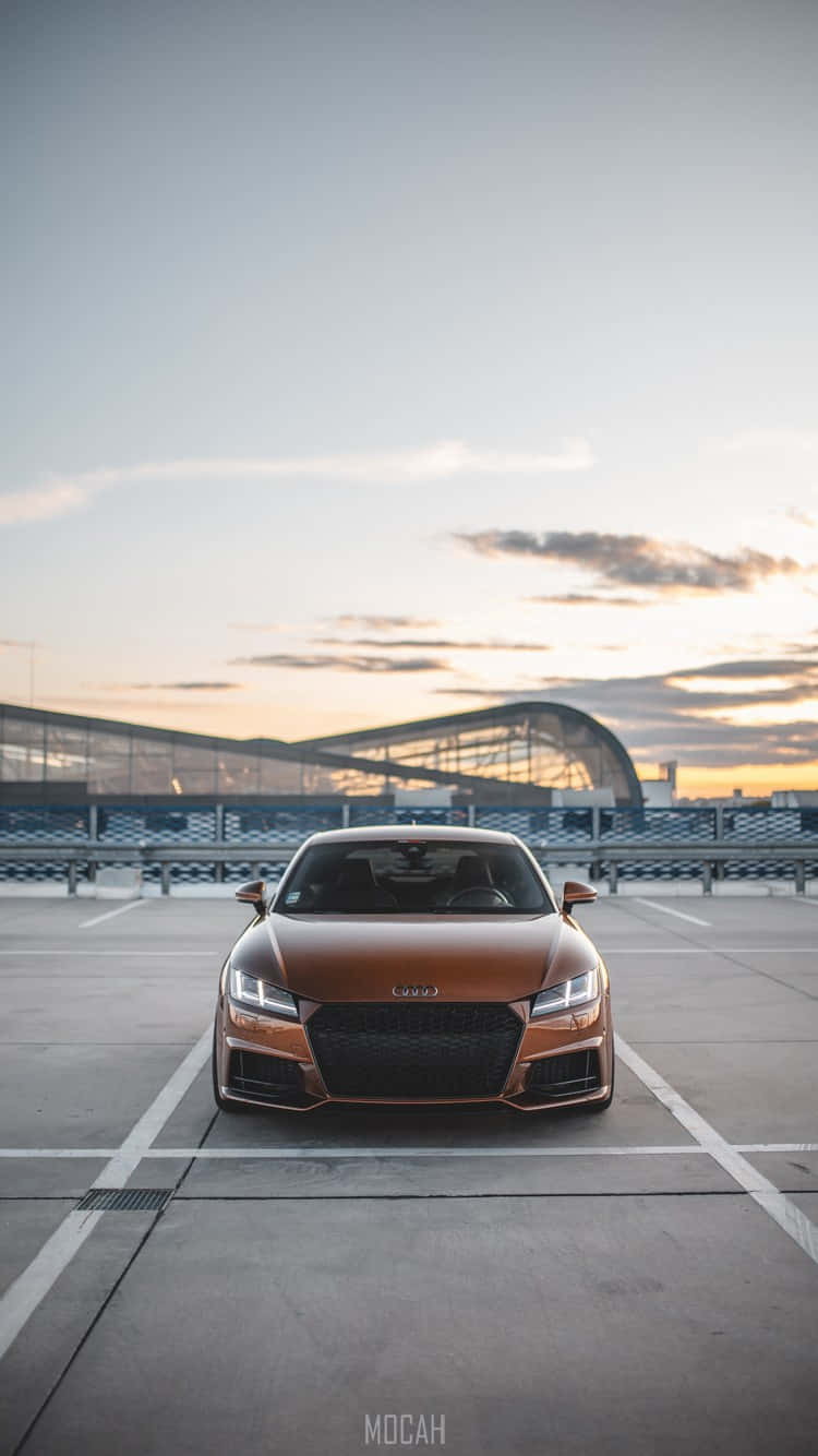 The Audi Iphone – Bringing Style And Technology Together Wallpaper