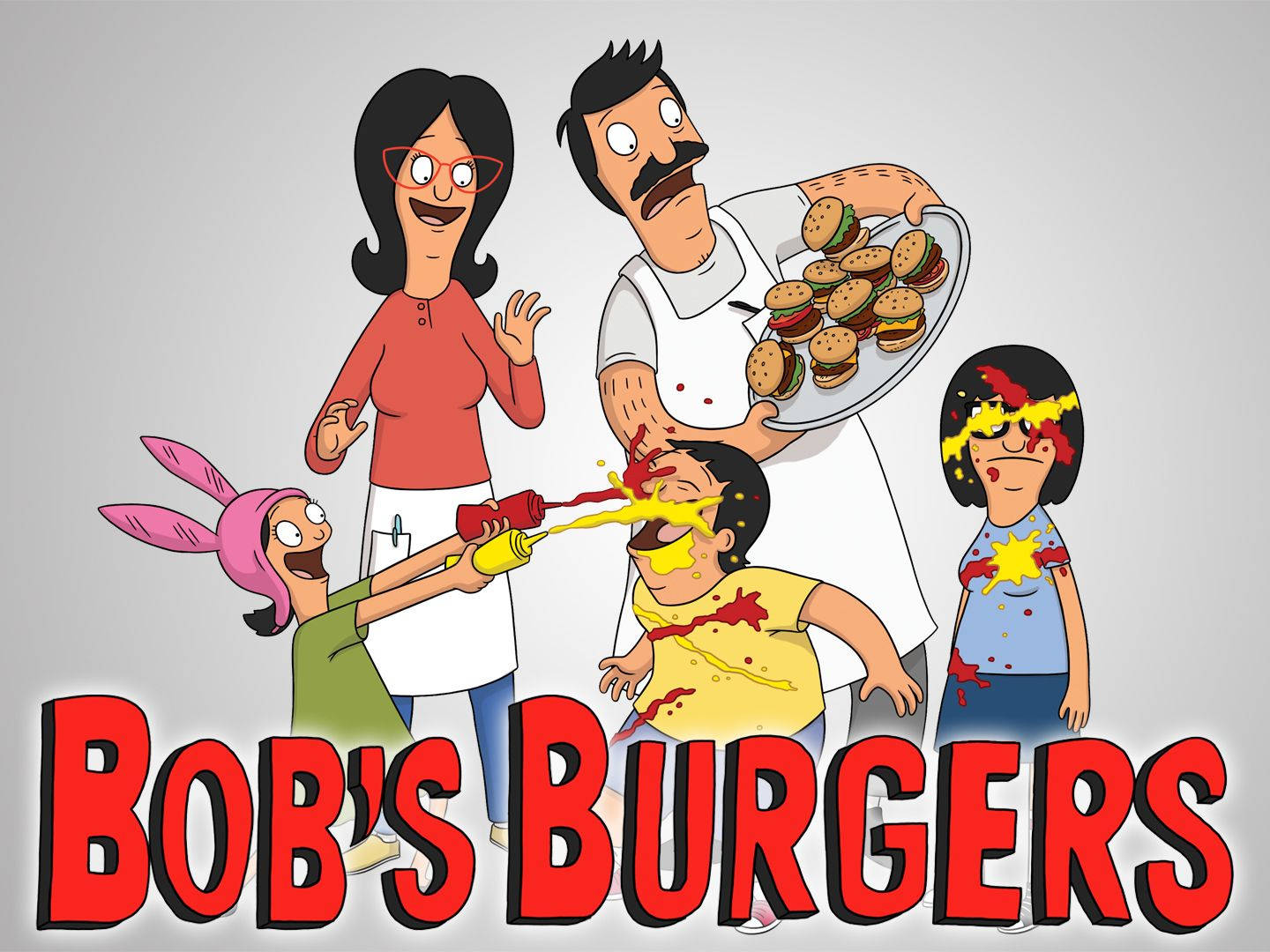 The Belcher Family Is Ready To Serve In Bob's Burgers. Wallpaper